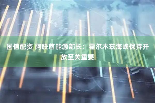 国信配资 阿联酋能源部长：霍尔木兹海峡保持开放至关重要